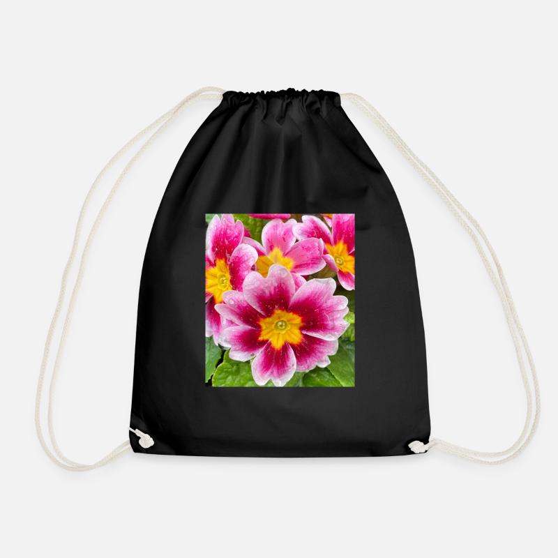 Tolle Blume - Turnbeutel - Schwarz