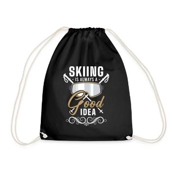 Ski Alpen Pistensau skis - Sac de sport léger - noir - Devant