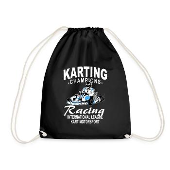 GoKart - Karting - Kart - Go Kart - Sac de sport léger - noir - Devant