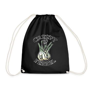 Creepy fennel - Drawstring Bag - black - Front