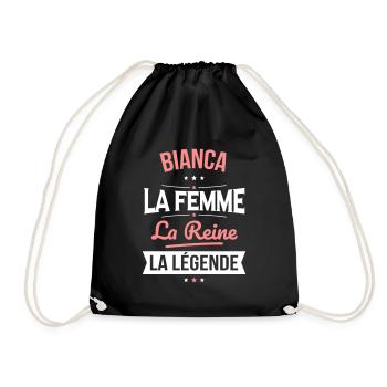 Bianca - La Femme - La Reine - La Légende - Sac de sport léger - noir - Devant