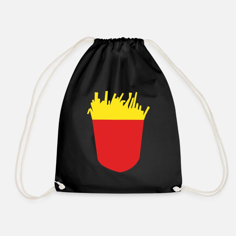 Just fries - Turnbeutel - Schwarz