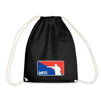 Joueur de fléchettes - Sac de sport léger - noir - Devant