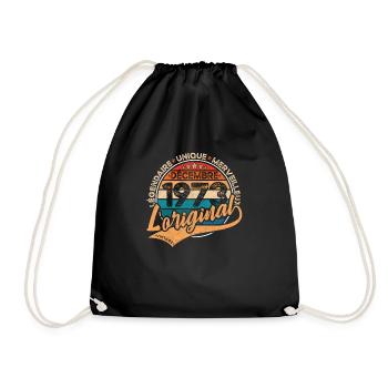 Anniversaire Décembre 1973 L’original 1973 Décembre - Sac de sport léger - noir - Devant