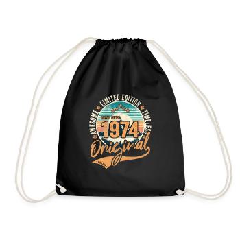Millésime 1974 50e anniversaire Original 1974 - Sac de sport léger - noir - Devant
