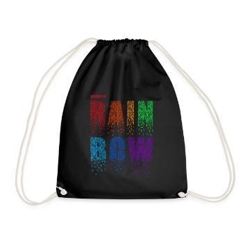 Crevettes - Rainbow - Sac de sport léger - noir - Devant