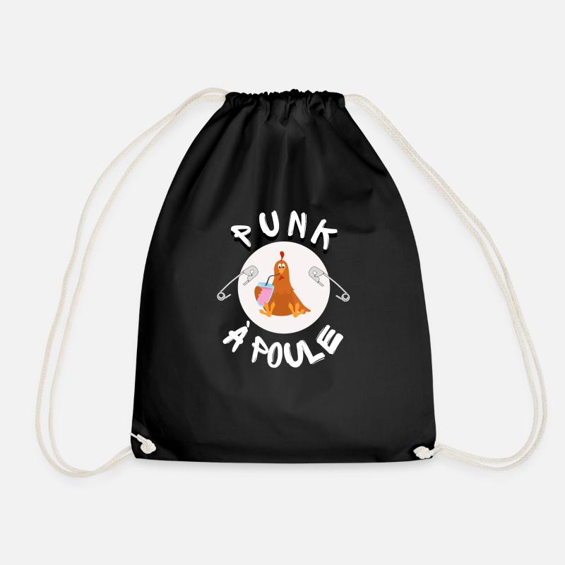 punk à poule - Sac de sport léger - noir