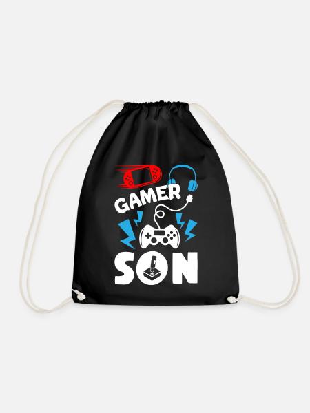 Gamer Son - Turnbeutel - Schwarz