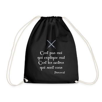 C'est les autres qui sont cons. Perceval - Sac de sport léger - noir - Devant