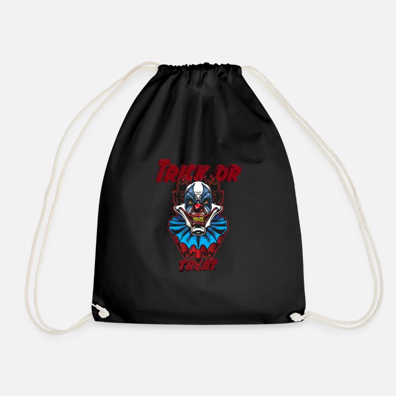 helloween Horror Clown - Turnbeutel - Schwarz