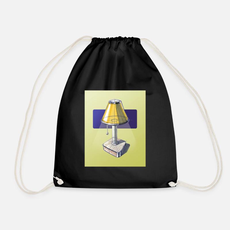 Industriedesign-Lampe - Turnbeutel - Schwarz