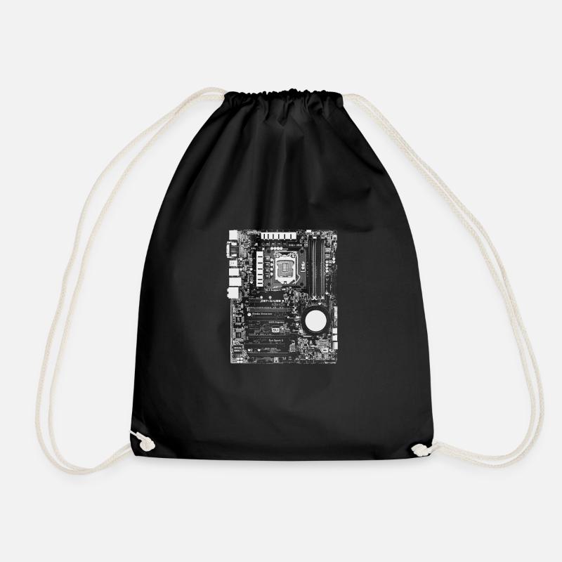 Carte mère - Nerd & Geek Hardware - Sac de sport léger - noir