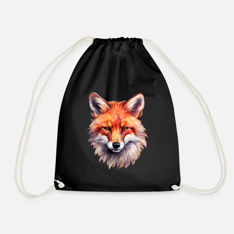 Fuchs - Turnbeutel - Schwarz