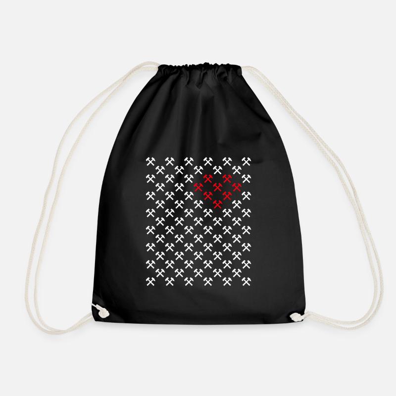 Ruhrpott Love - Drawstring Bag - black
