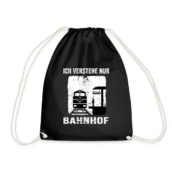 Gare de conducteur Chemin de fer Chemin de fer - Sac de sport léger - noir - Devant