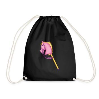 Buntes Steckenpferd Cool Hobby Horse Cadeaux - Sac de sport léger - noir - Devant