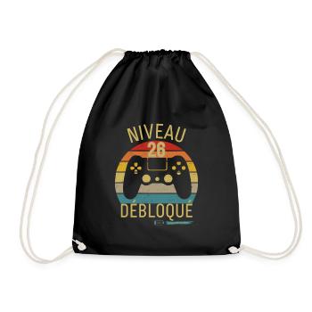 Niveau 26 Débloqué - Sac de sport léger - noir - Devant
