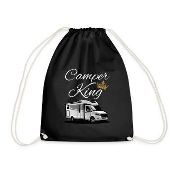Roi du camping-car-Roi du camping-car - Sac de sport léger - noir - Devant