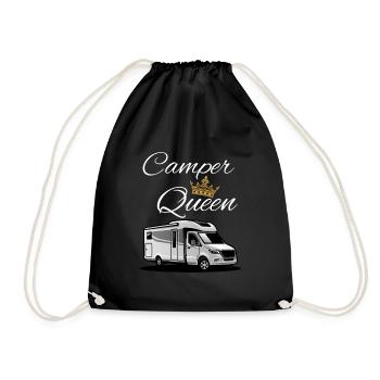 Reine du camping-car Reine du camping-car - Sac de sport léger - noir - Devant