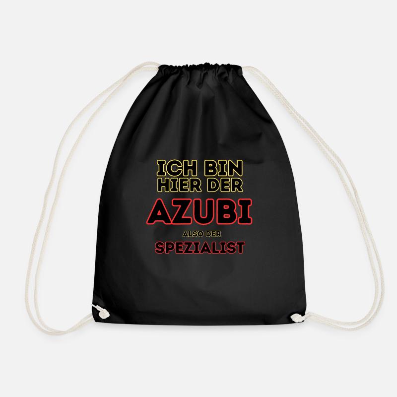 I am a trainee specialist - Drawstring Bag - black