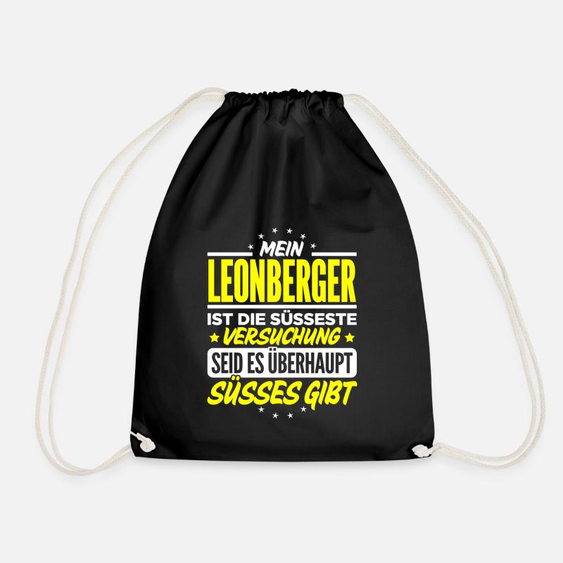 LEONBERGER - gibt - Turnbeutel - Schwarz