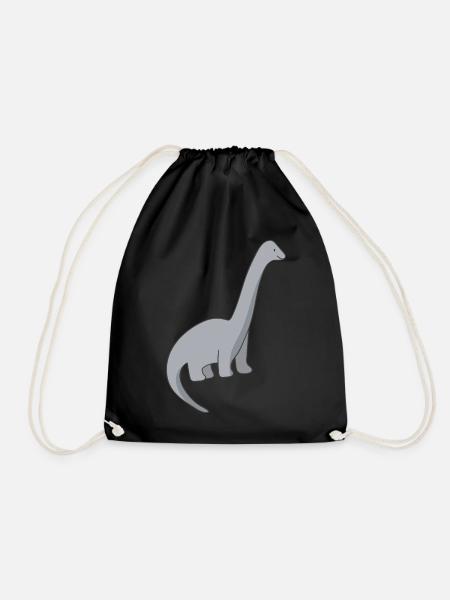 Dinosaurier Dino - Turnbeutel - Schwarz