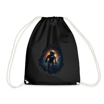 Astronaute Astronomie Espace Espace - Sac de sport léger - noir - Devant
