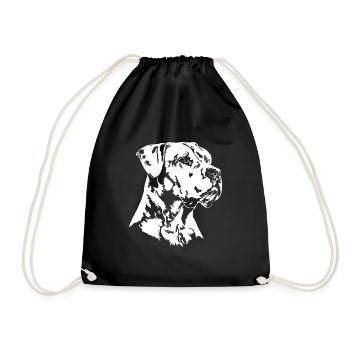 DOGO ARGENTINO Chien Portrait Chien Wilsigns - Sac de sport léger - noir - Devant