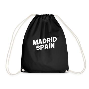 Spain T-shirt - Drawstring Bag - black - Front