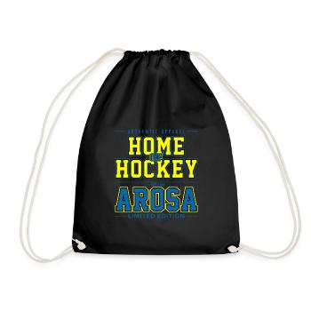Home of Hockey - Drawstring Bag - black - Front