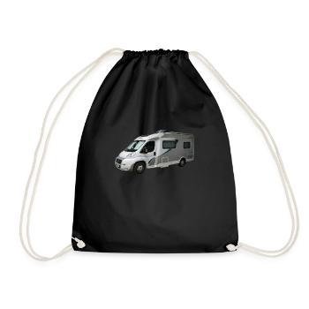 camper - Drawstring Bag - black - Front