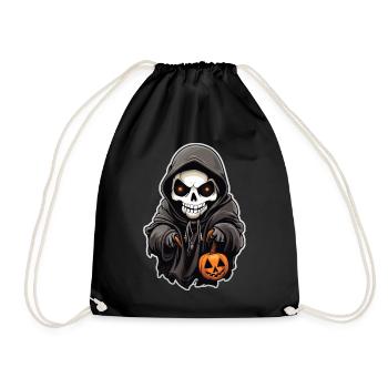 Halloween Design gruselig für die nächste Party - Turnbeutel - Schwarz - Vorne