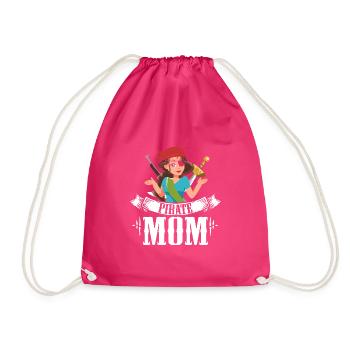 Cadeau de la mom pirate pour Une Mère Pirate - Sac de sport léger - fuchsia - Devant