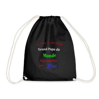 Le meilleur Grand Papa du monde - Sac de sport léger - noir - Devant