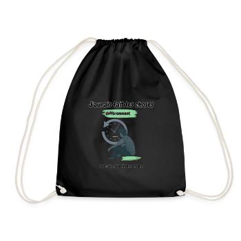 Si c'était à refaire - Sac de sport léger - noir - Devant
