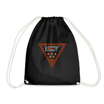 Darts Barney Army Darts Player Darts Arrow Triangles - Drawstring Bag - black - Front