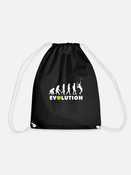 Tennis Evolution - Turnbeutel - Schwarz