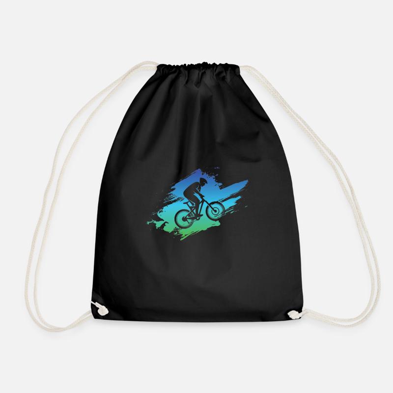 Cooles Bmx Geschenkidee Shirt - Turnbeutel - Schwarz
