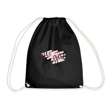 Its a girl - Turnbeutel - Schwarz - Vorne