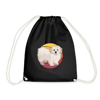 Malteser Retro Sunset - Sac de sport léger - noir - Devant