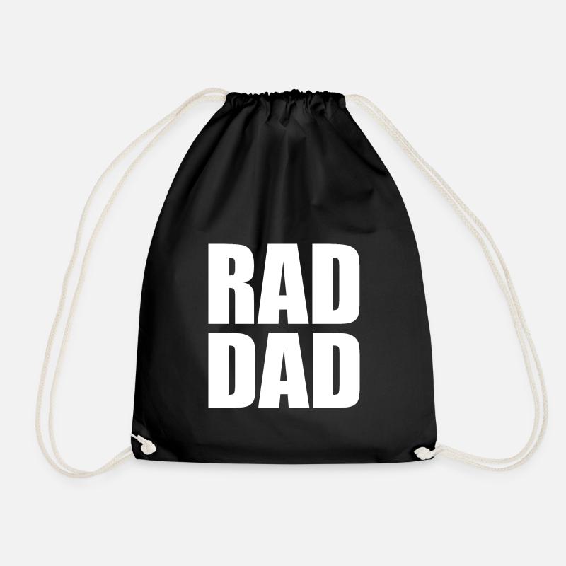 Rad dad - Turnbeutel - Schwarz