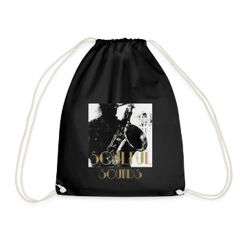 Soulful Sounds - For Music Lovers - Drawstring Bag - black - Front