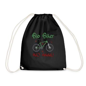 Mountainbike - Turnbeutel - Schwarz - Vorne