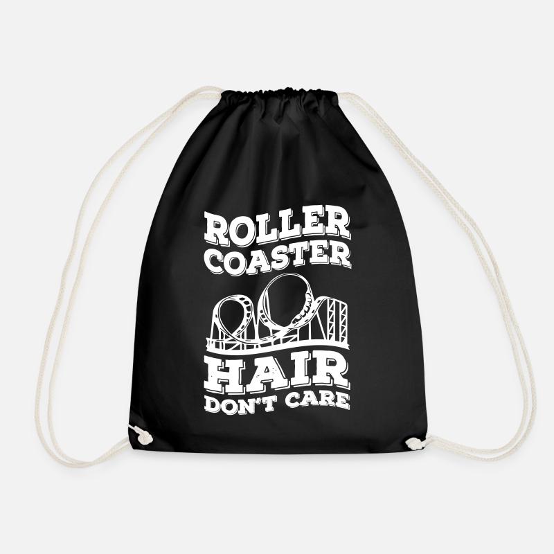 Roller Coaster Hair Don t Care - Turnbeutel - Schwarz