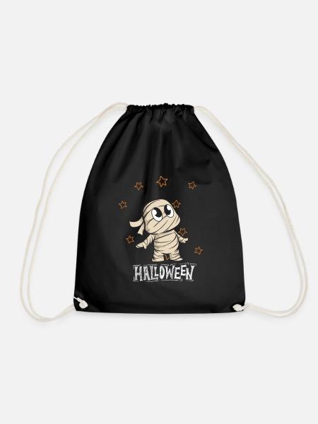 Halloween Mumie - Turnbeutel - Schwarz