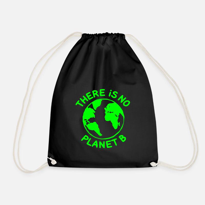 There is no planet B - Turnbeutel - Schwarz