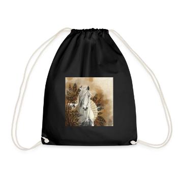Automne Gris - Sac de sport léger - noir - Devant