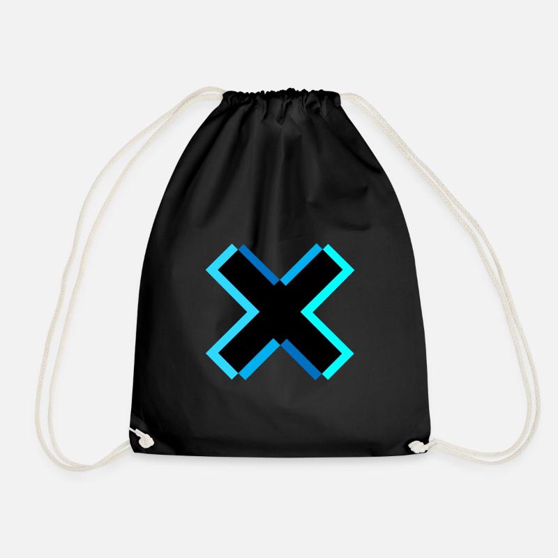 Urban Up - Drawstring Bag - black