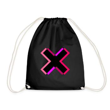 Pop Culture - Drawstring Bag - black - Front