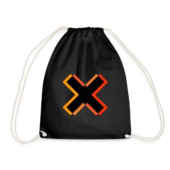 Feel the Color - Drawstring Bag - black - Front